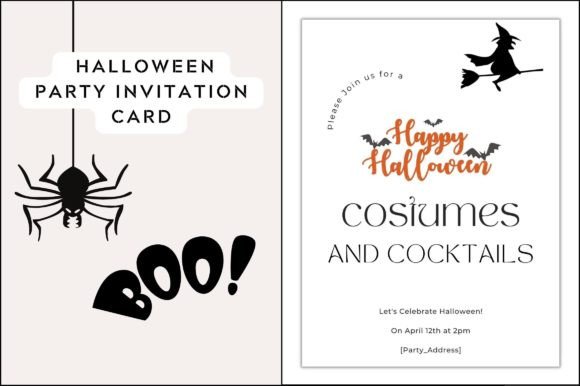 Halloween Invitation Digital