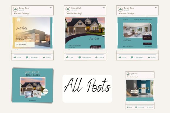 Just Sold Facebook Posts for Realtors: Elevate Your Brand with Professional Templates