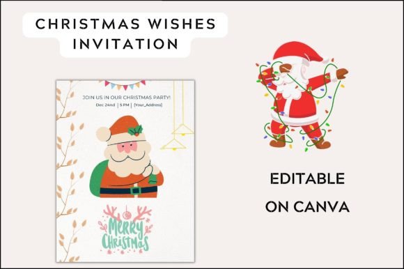 Merry Christmas Wishes Invitation