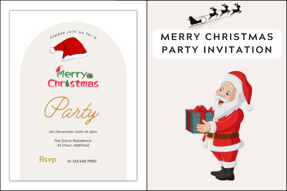 Printable Christmas Party Invitation